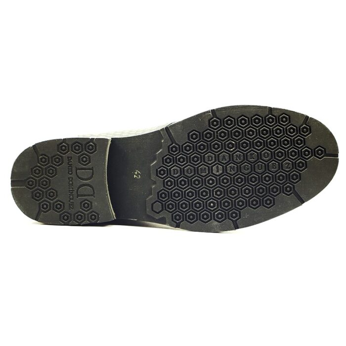 D13 Indian black men's leather boots - Image 5