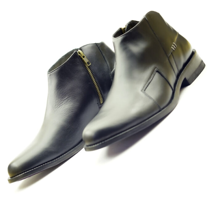 D1 Mr. Atón Boot-Black Men's Leather - Image 2