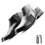 D1 Mr. Atón Boot-Black Fabric Men's Leather