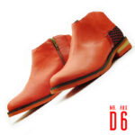 D6 Mr. ANX -Red -Boot fabric Men’s Leather