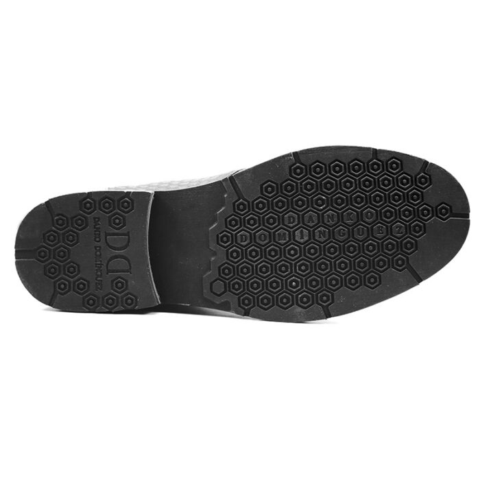 D10 Mr. Hermes -Black Fabric-Boot  Men’s Leather - Image 3