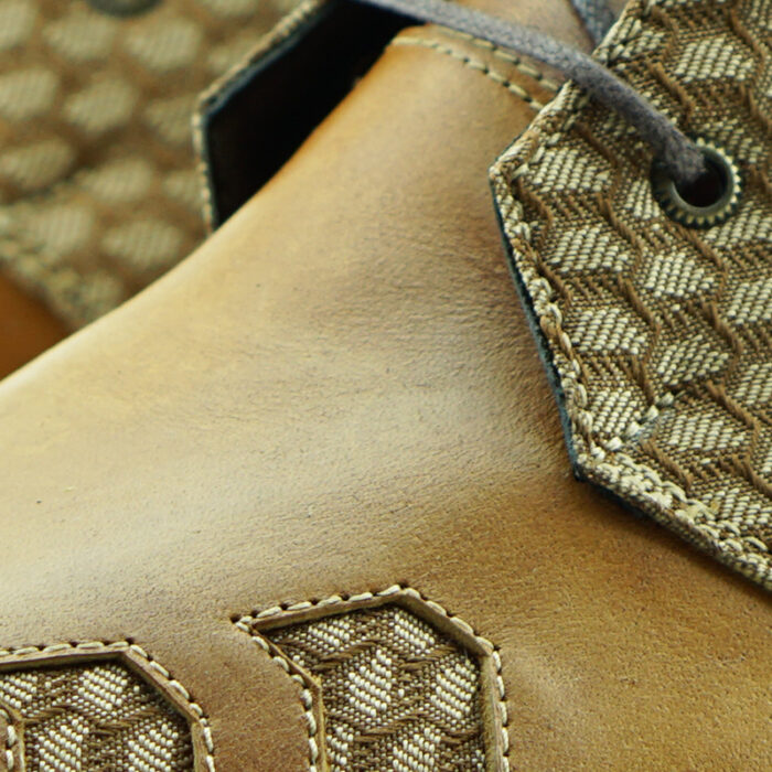 D10 Mr. Hermes -Whisky Fabric-Boot Men’s Leather H2 - Image 3