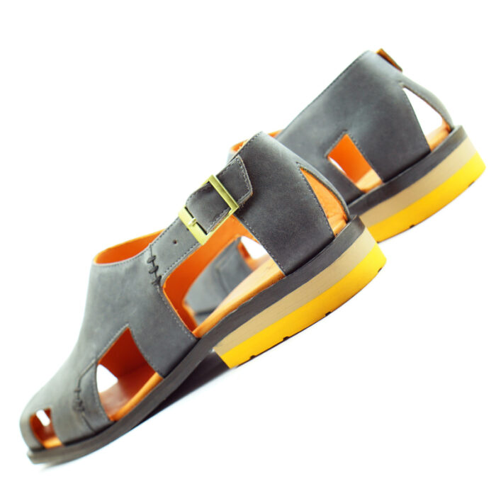 D12 Mr. Thot Men's executive formal leather sandal - Image 2