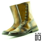 D13 Indian Whisky leather boot with brake reinforcement