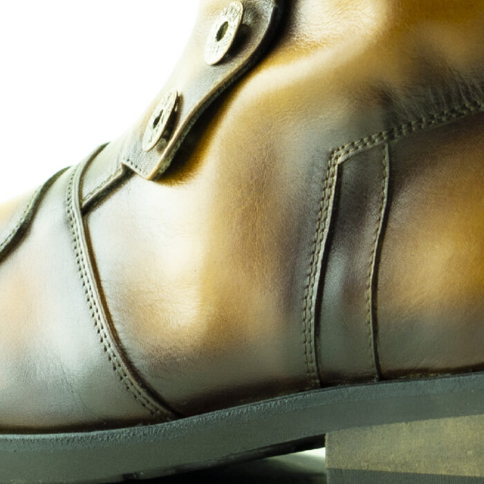 D13 Indian Whisky leather boot with brake reinforcement - Image 4