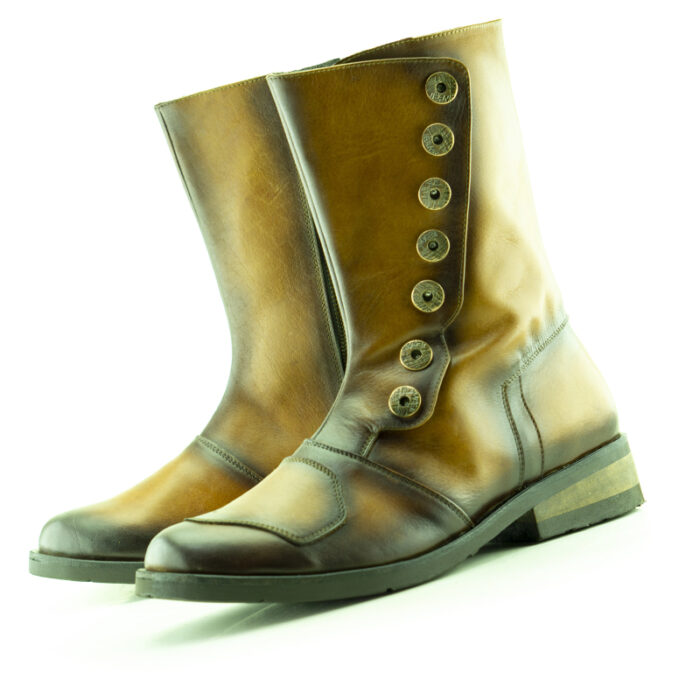 D13 Indian Whisky leather boot with brake reinforcement - Image 2
