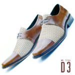 D3 Tesla Brown Fabric Dress Snkrs-shoe mens