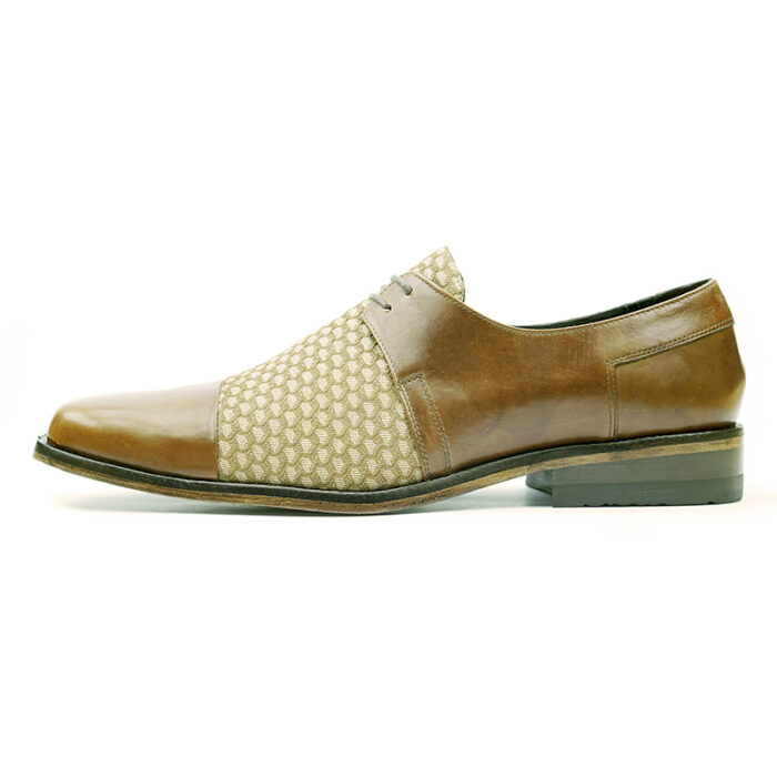 D3 Tesla Brown Fabric Dress Snkrs-shoe mens - Image 3
