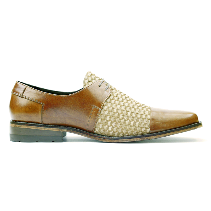 D3 Tesla Brown Fabric Dress Snkrs-shoe mens - Image 4