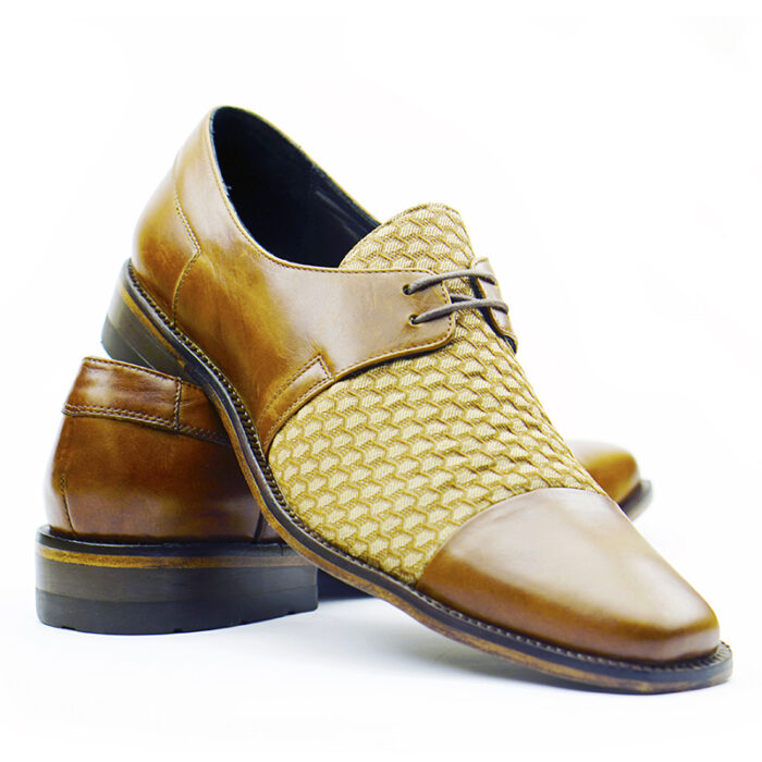D3 Tesla Brown Fabric Dress Snkrs-shoe mens - Image 5