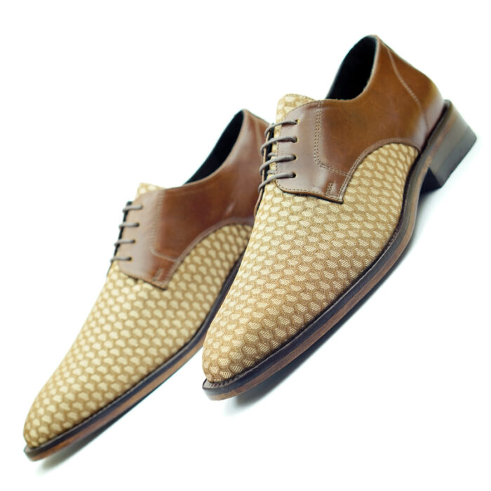 D4 Mercury men's leather Snkrs-shoe brown Fabric - Image 2