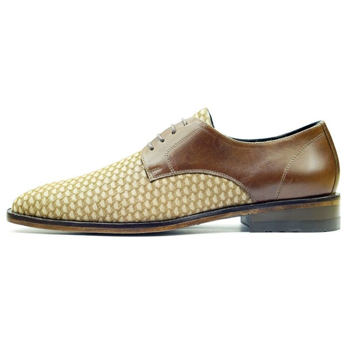D4 Mercury men's leather Snkrs-shoe brown Fabric - Image 4