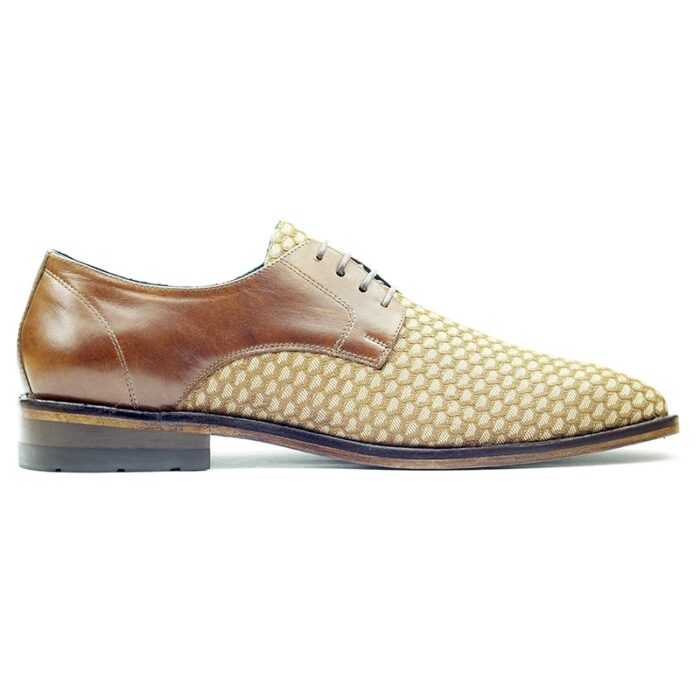 D4 Mercury men's leather Snkrs-shoe brown Fabric - Image 3