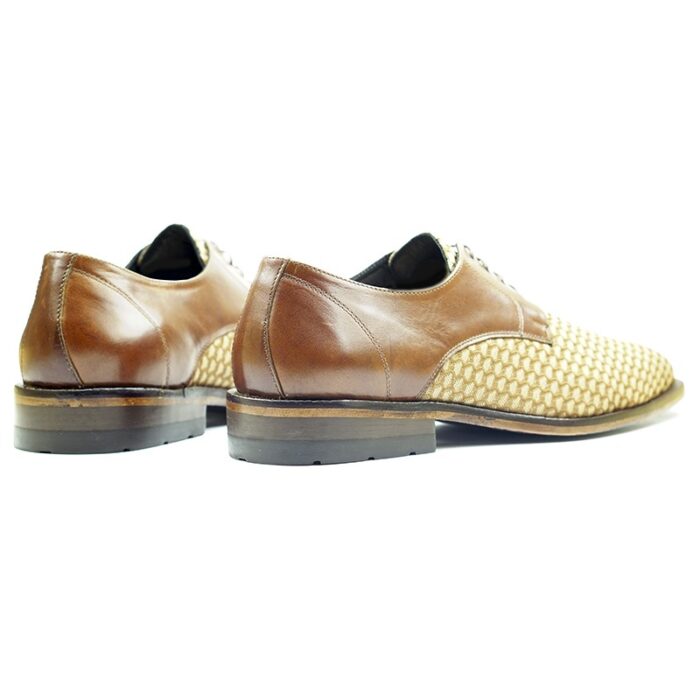 D4 Mercury men's leather Snkrs-shoe brown Fabric - Image 5