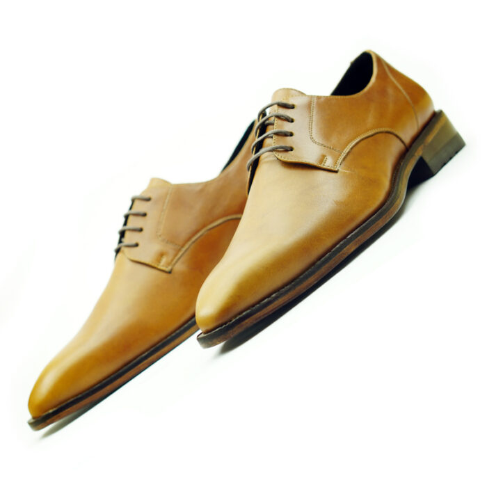 D4 Mercury men's leather Snkrs-shoe Whisky - Image 2