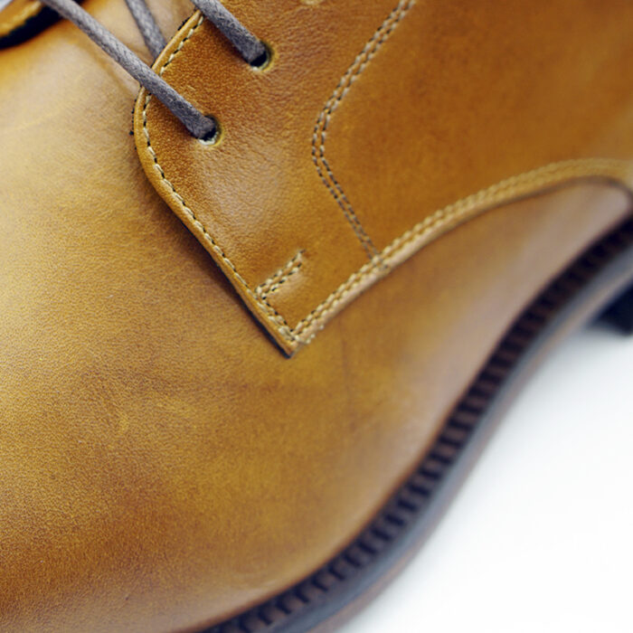 D4 Mercury men's leather Snkrs-shoe Whisky - Image 5