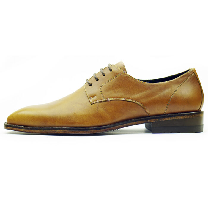 D4 Mercury men's leather Snkrs-shoe Whisky - Image 3