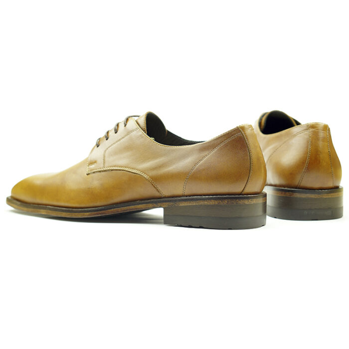 D4 Mercury men's leather Snkrs-shoe Whisky - Image 4