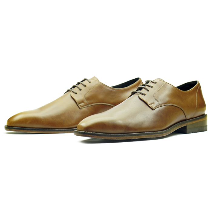 D4 Mercury men's leather shoe brown - Image 4