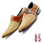 D5 James Brown Fabric Dress Snkrs-Shoe mens