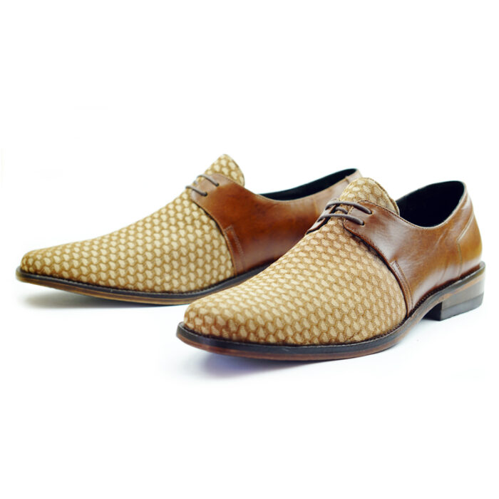 D5 James Brown Fabric Dress Snkrs-Shoe mens - Image 6