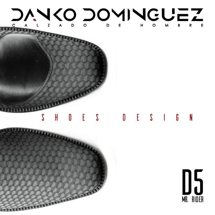 D5 Rider  men’s leather Snkrs-shoe black Fabric - Image 4