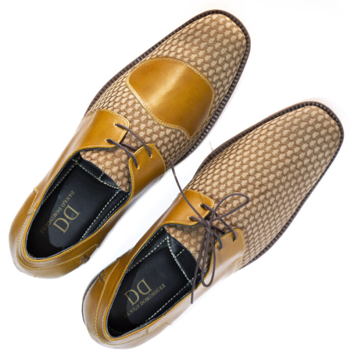 D5 Rider  men’s leather Snkrs-shoe Whisky Fabric - Image 2