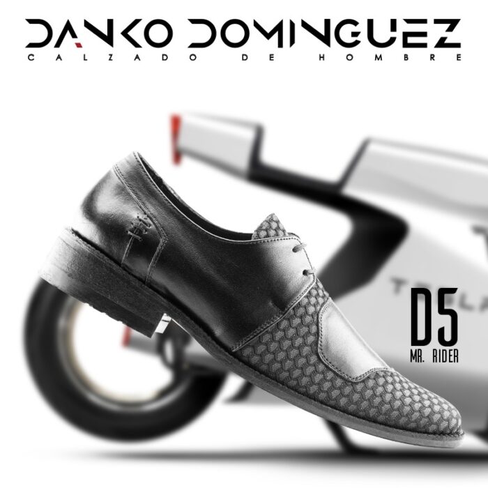 D5 Rider  men’s leather Snkrs-shoe black Fabric - Image 7