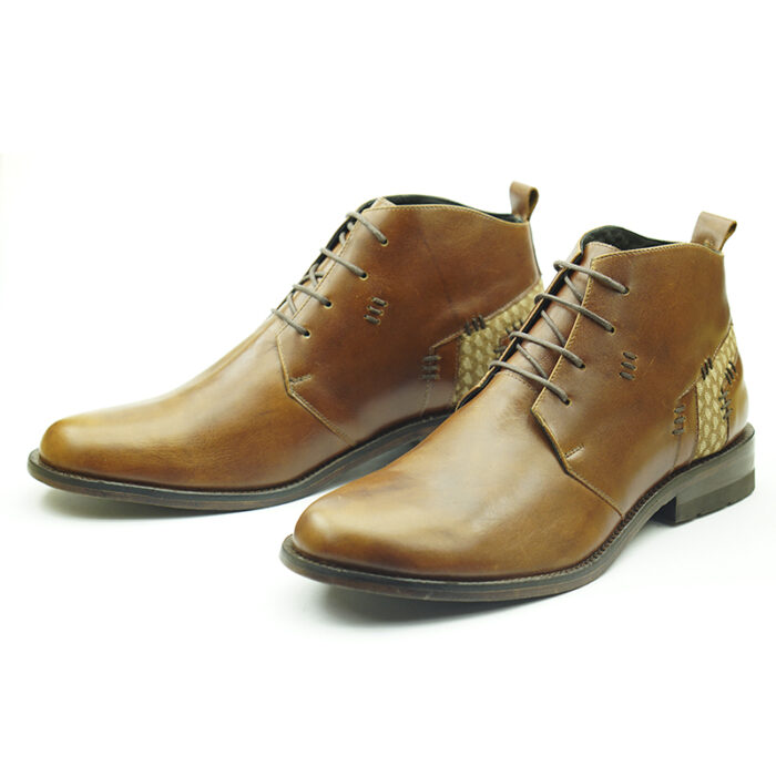 D7 Mr. Kristian Boot Brown Men’s Leather - Image 7