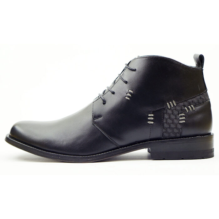 D7 Mr. Kristian Boot Black Men’s Leather - Image 5
