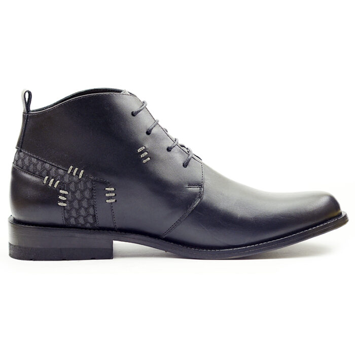 D7 Mr. Kristian Boot Black Men’s Leather - Image 4