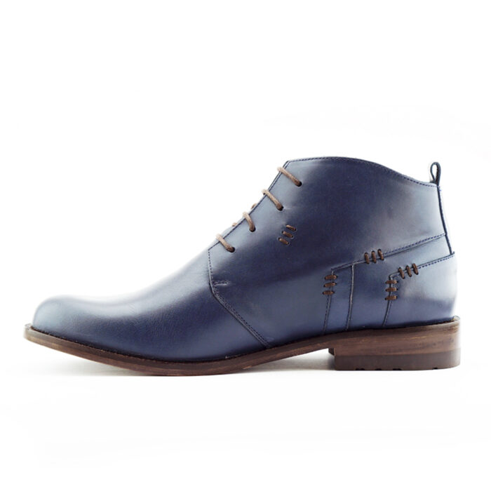 D7 Mr. Kristian Boot Blue Men’s Leather - Image 3