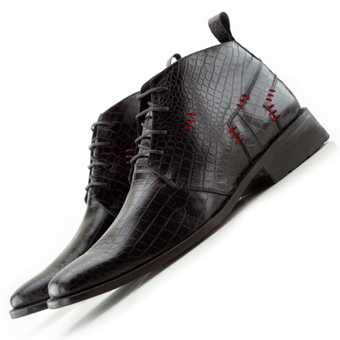 D7 Mr. Kristian Boot Black-Coco Men’s Leather H2 - Image 2