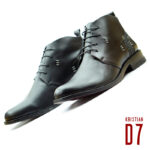 D7 Mr. Kristian Boot Black Men’s Leather