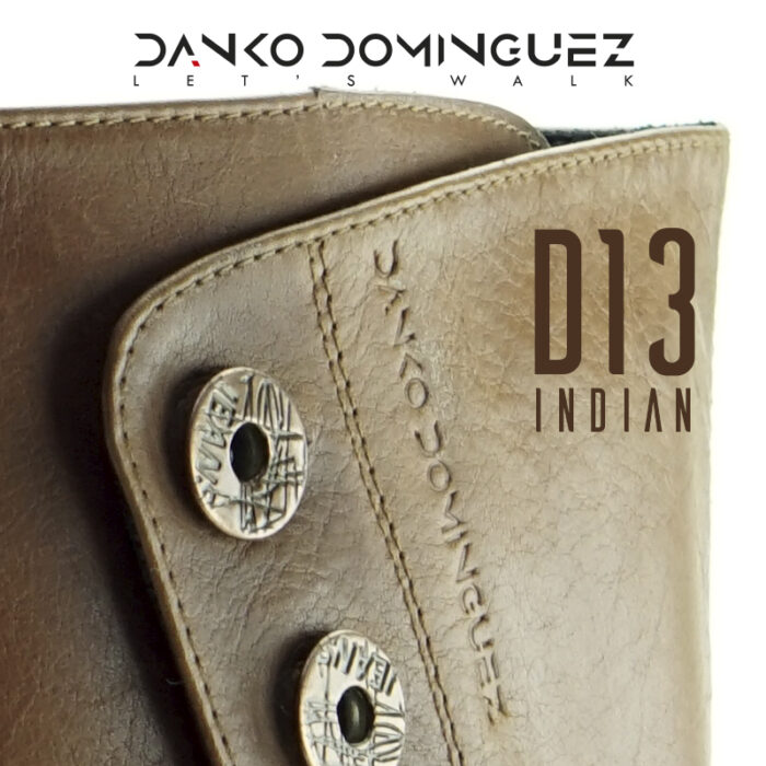D13 Indian Whisky men's leather boots - airbrush aging - Image 5