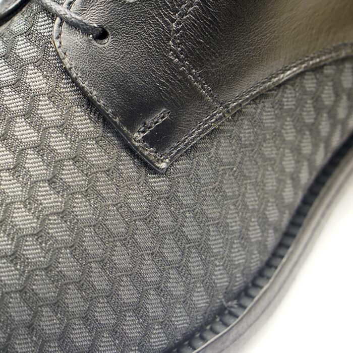D4 Mercury men's leather Snkrs-shoe black Fabric - Image 3