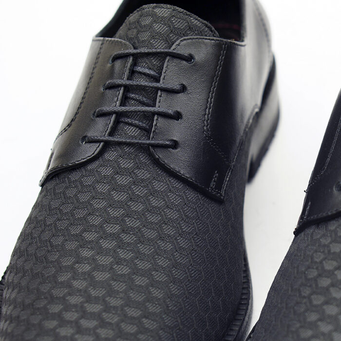 D4 Mercury men's leather Snkrs-shoe black Fabric - Image 5