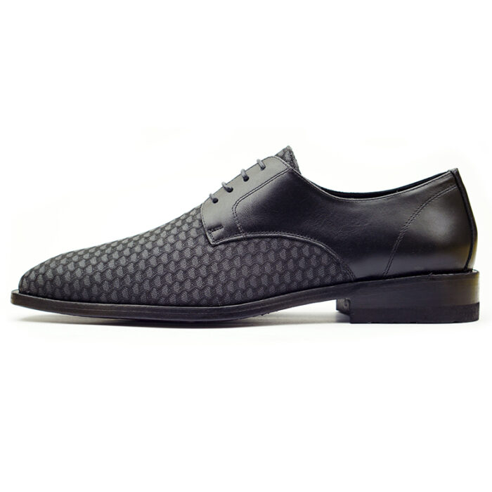 D4 Mercury men's leather Snkrs-shoe black Fabric - Image 6