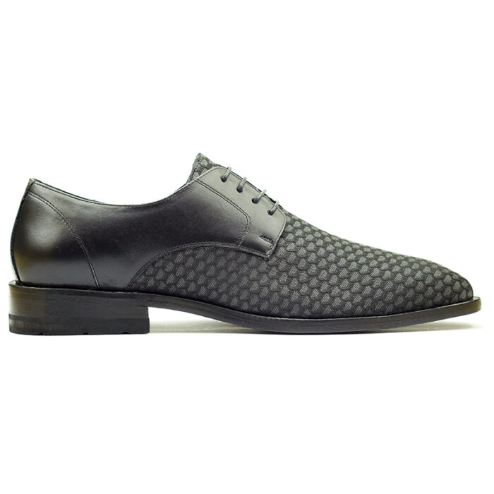 D4 Mercury men's leather Snkrs-shoe black Fabric - Image 7