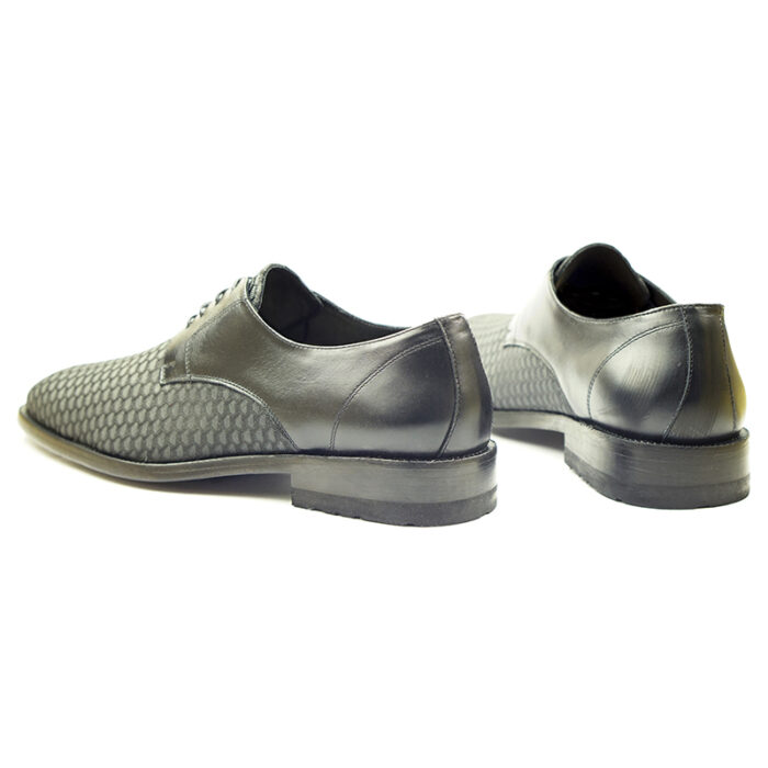 D4 Mercury men's leather Snkrs-shoe black Fabric - Image 4