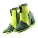 Hera / Bootie -Color Tailoring Women's  Fluor yellow